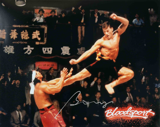 Bolo Yeung Signed "Bloodsport" 16x20 Photo (AutographCOA) Chong Li