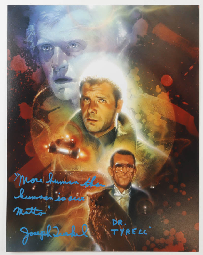 Joseph Turkel Signed (ACOA) "Blade Runner" 11x14 Photo With Extensive Inscription - Dr. Eldon Tyrell