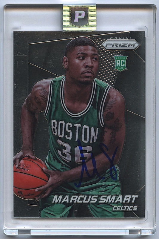 Marcus Smart Signed 2014-15 Panini Prizm #256 (PA Encapsulated) - Rookie Card