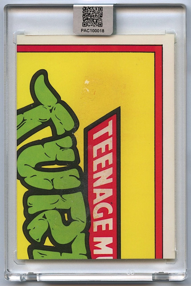 Kevin Eastman Signed 1989 Topps TMNT Series 1 Stickers #1 Raphael (PA Encapsulated) - Co-Creator of Teenage Mutant Ninja Turtles