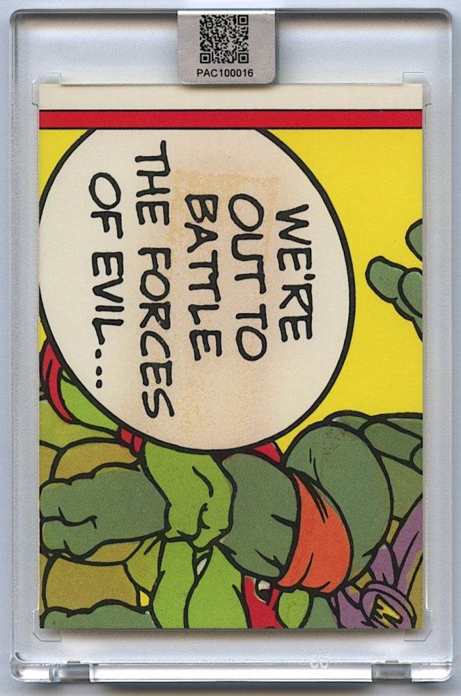 Kevin Eastman Signed 1989 Topps TMNT Series 1 Stickers #3 Donatello (PA Encapsulated)