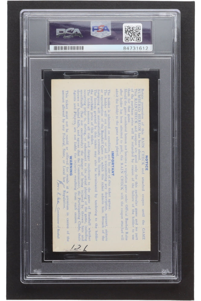 Pete Rose Signed Authentic 1972 World Series Game 2 Ticket Inscribed "3x W.S. Champs" (PSA) Autograph Graded PSA 10