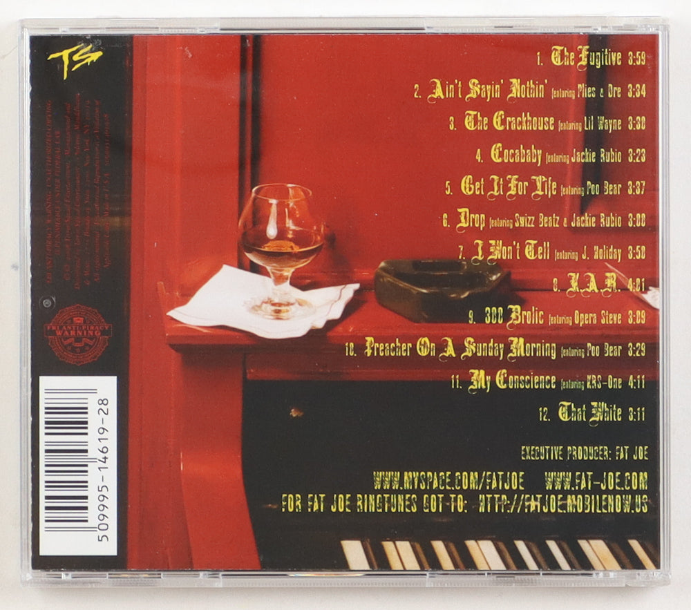 Fat Joe Signed (Beckett) "The Elephant in the Room" CD Album Inscribed "TS"