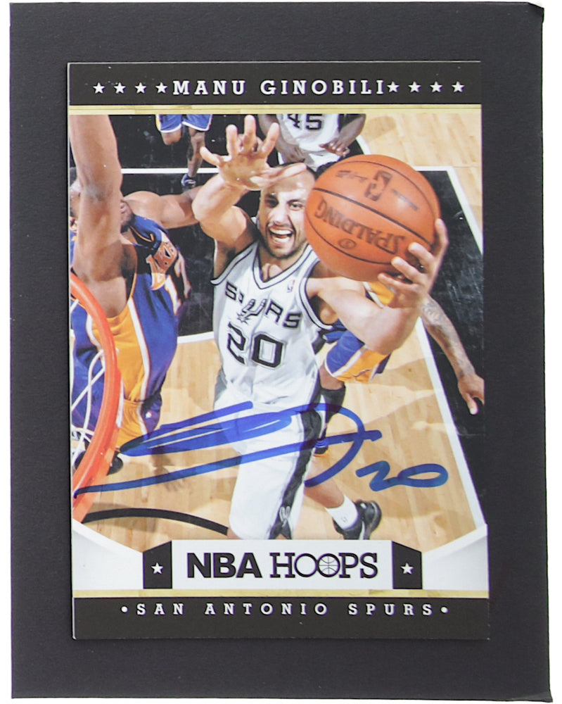 Manu Ginobili Signed 2012-13 Hoops #69 (Ginobili)