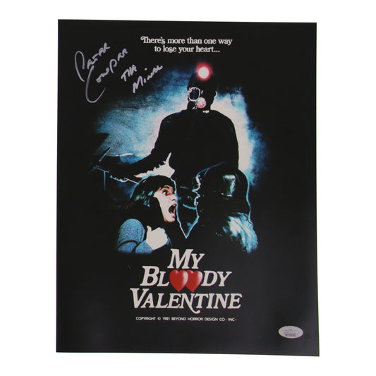 Peter Cowper Signed (JSA) "My Bloody Valentine" 11x14 Photo Inscribed "The Miner"
