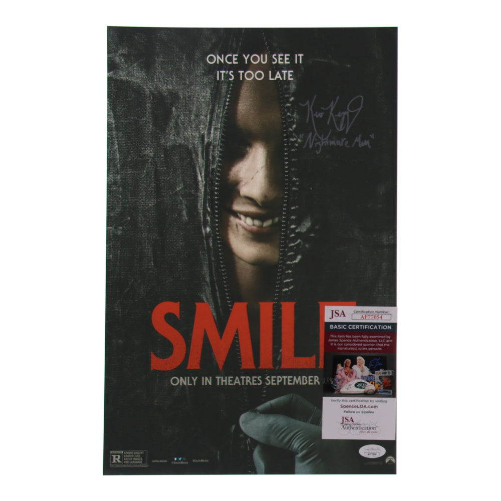 Kevin Keppy Signed (JSA) "Smile" 11x17 Photo Inscribed "Nightmare Mom" - Nightmare Mom