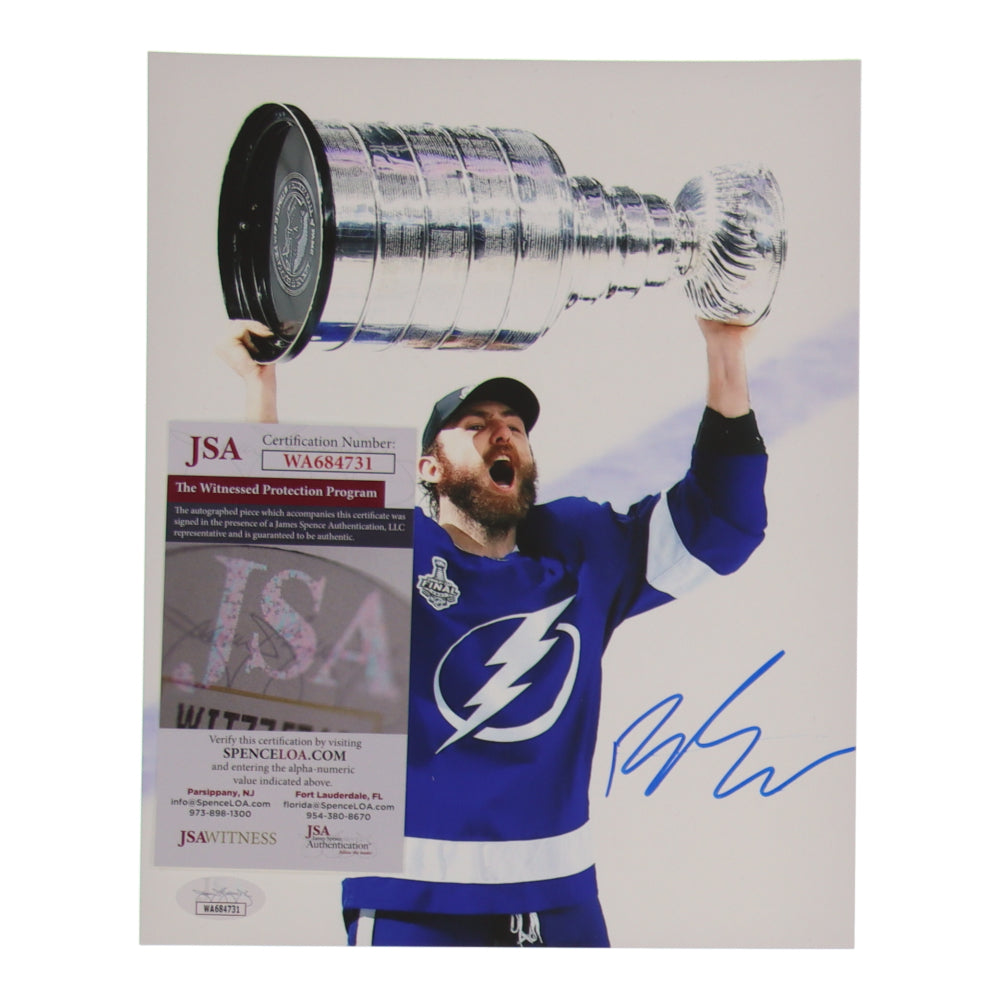 Barclay Goodrow Signed Lightning 8x10 Photo (JSA Witnessed)