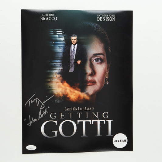 Anthony Denison Signed (JSA) "Getting Gotti" 11x14 Photo Inscribed "John Gotti" - JSA Witnessed