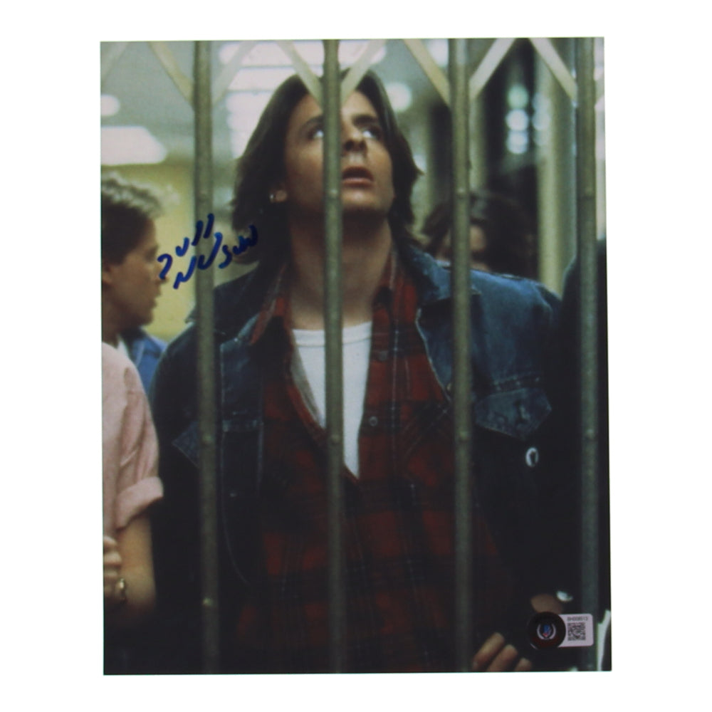 Judd Nelson Signed (Beckett) "The Breakfast Club" 8x10 Photo - John Bender