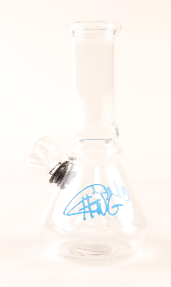 Cheech Marin & Tommy Chong Signed Glass Bong (Beckett)