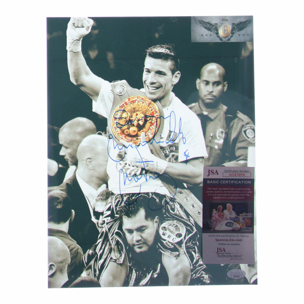 Sergio Martinez Signed 11x14 Photo (JSA)