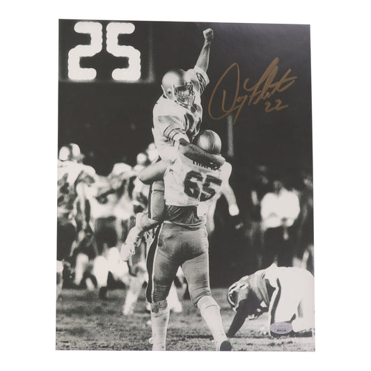 Doug Flutie Signed 11x14 Photo (JSA) JSA Witnessed