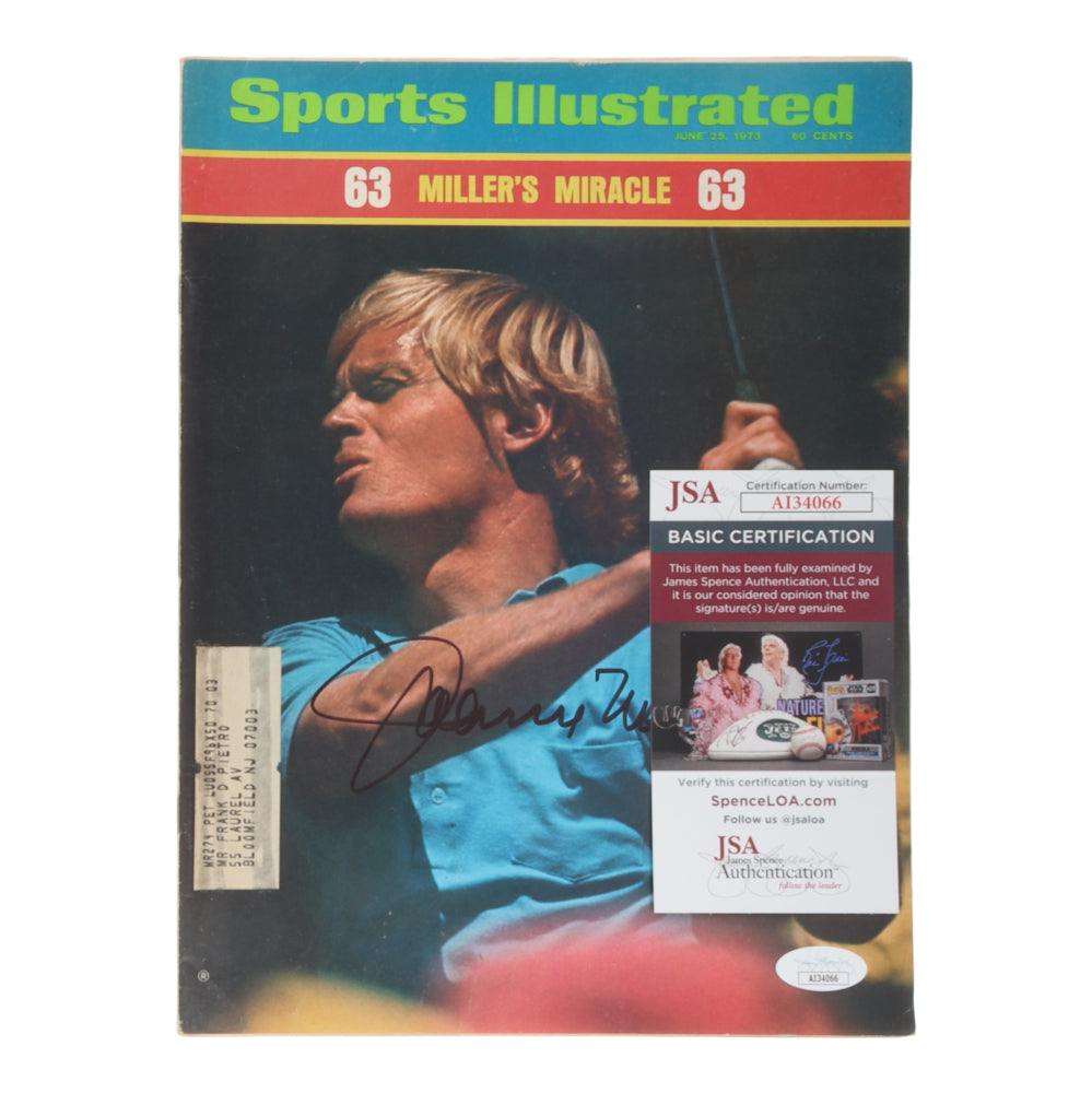 Johnny Miller Signed (JSA) 1973 "Sports Illustrated" Magazine