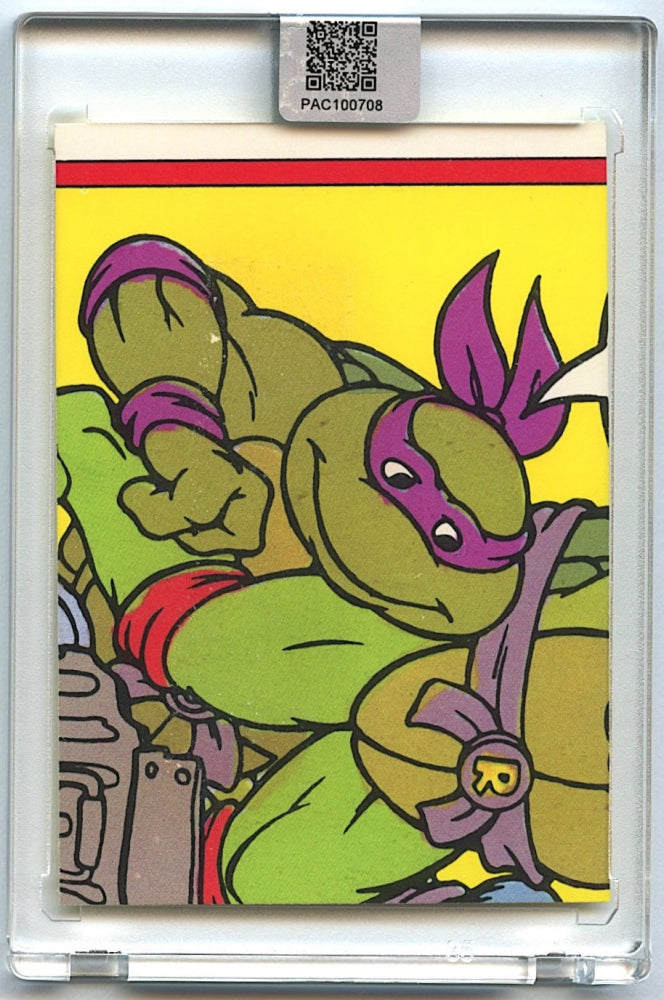 Kevin Eastman Signed 1989 Topps TMNT Series 1 Stickers #4 Leonardo (PA Encapsulated) Co-Creator of Teenage Mutant Ninja Turtles