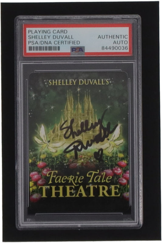 Shelley Duvall Signed Playing Card (PSA)