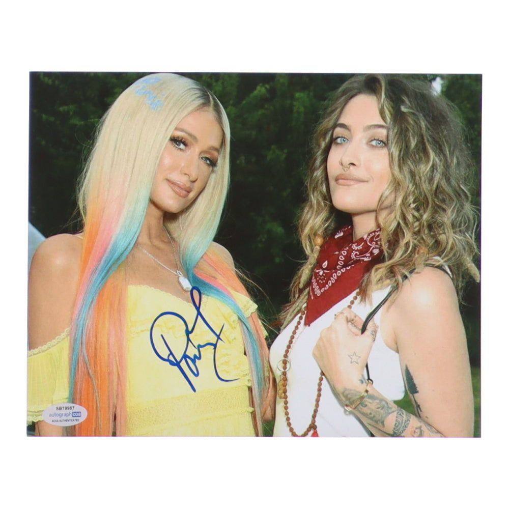 Paris Jackson Signed 8x10 Photo (ACOA)