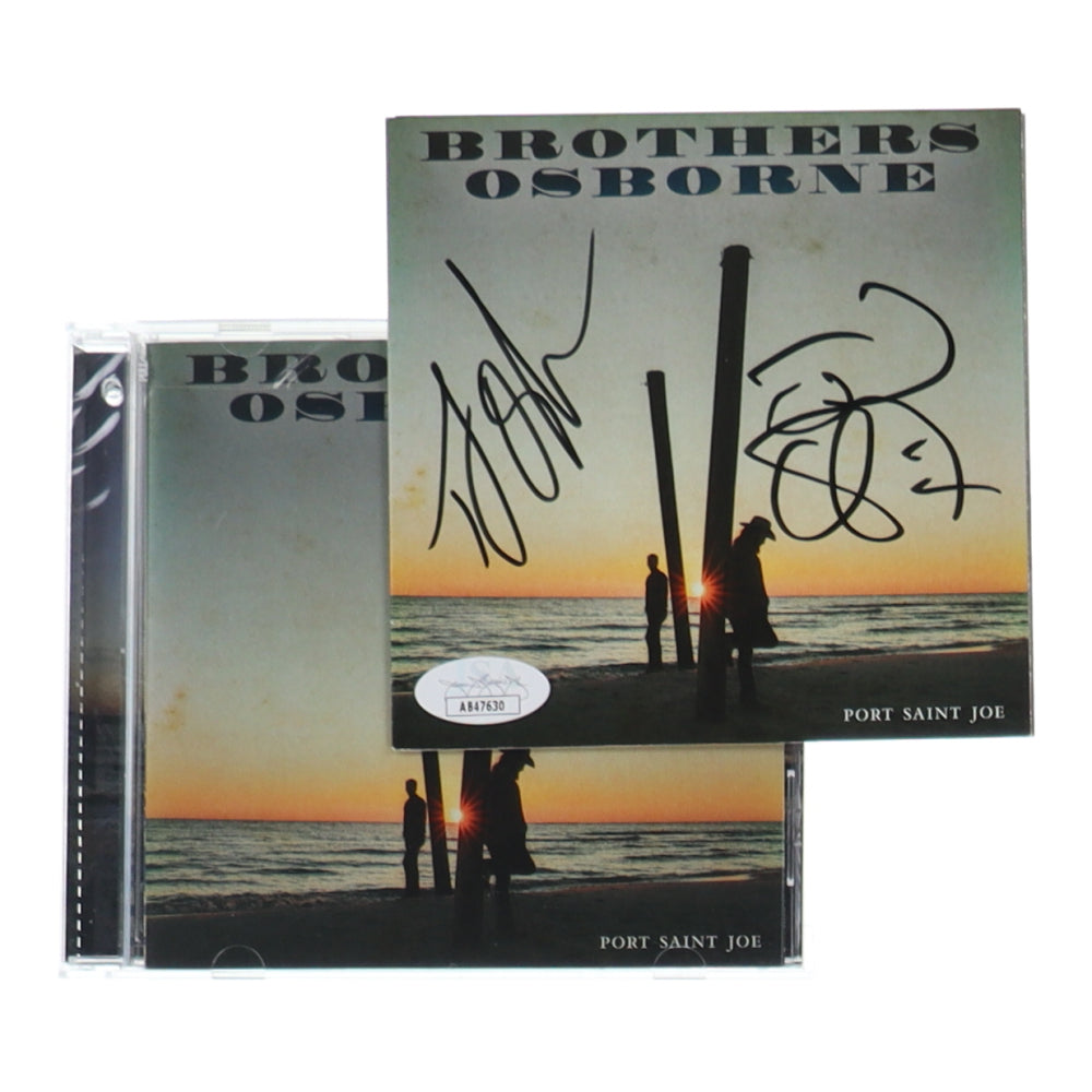Brothers Osborne Signed (JSA) "Port Saint Joe" CD Album Cover