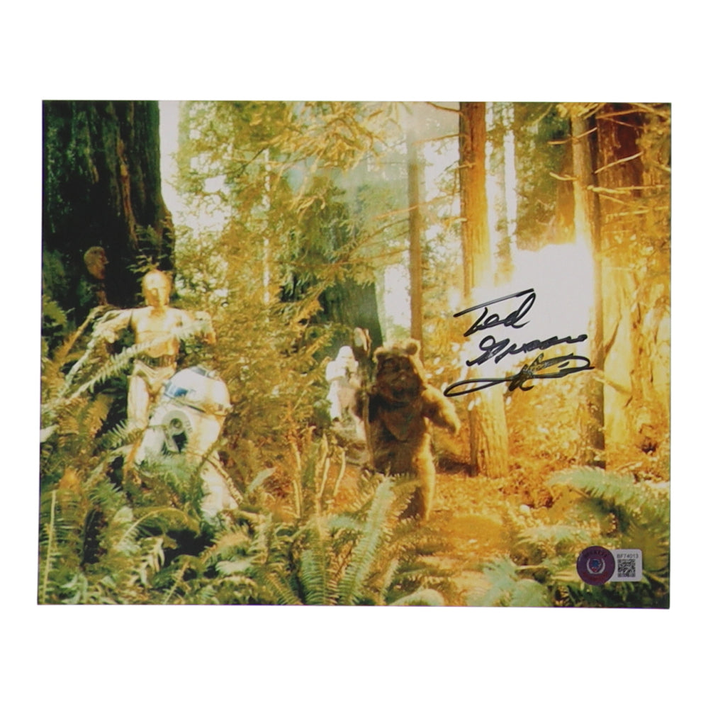 Ted Grossman Signed (Beckett) "Star Wars" 8x10 Photo - Stunts