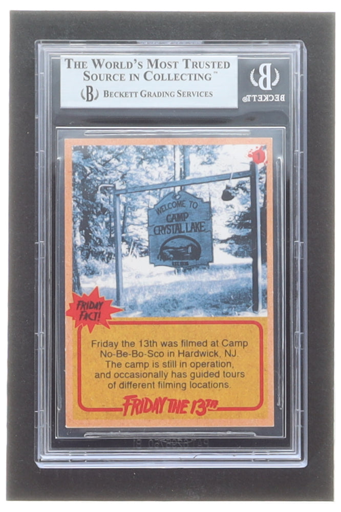 Ari Lehman Signed "Friday the 13th" Custom Trading Card Inscribed "Jason 1" (BGS) Jason Voorhees