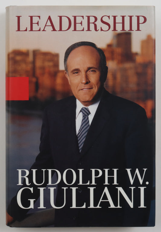 Rudy Giuliani Signed "Leadership" Book (PSA)