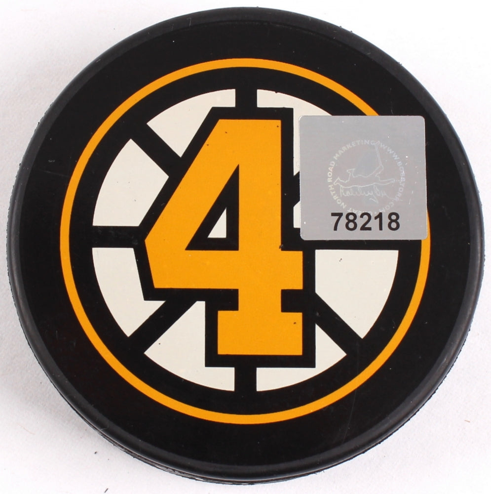 Bobby Orr Signed Bruins "The Flying Goal" Commemorative Puck (Orr) Official Bobby Orr Hologram & COA